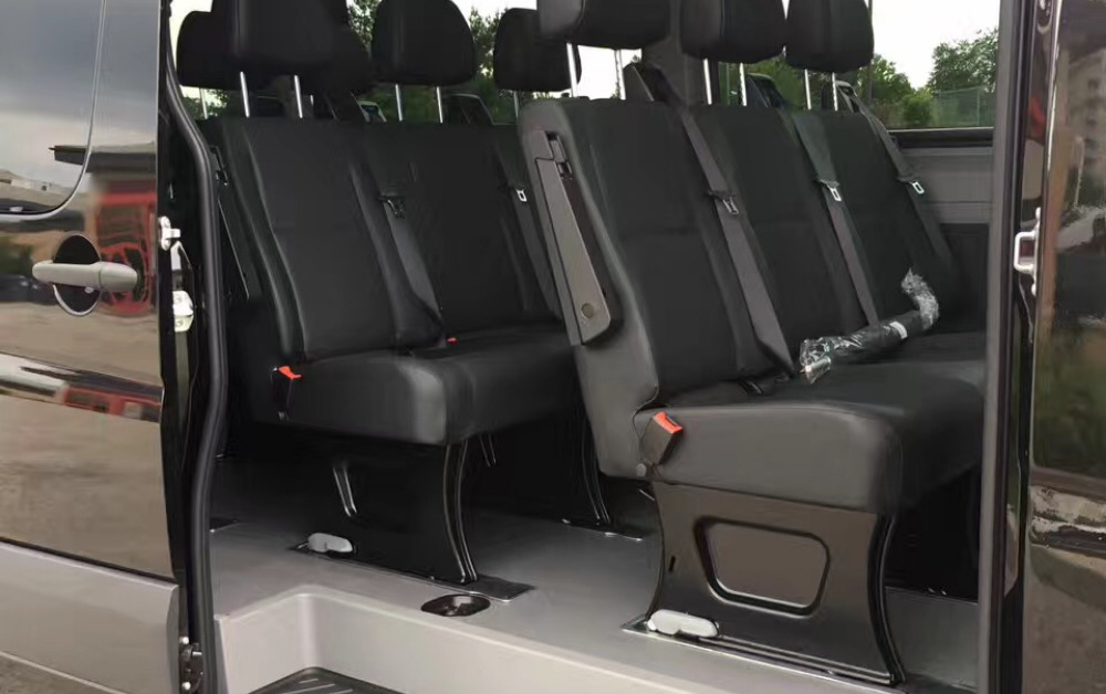 Seats of sprinter for 15 passengers
