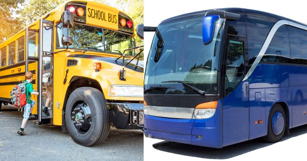 school bus vs charter bus